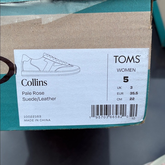 TOMS Women's Blush and Beige Sneakers - Picture 2 of 3